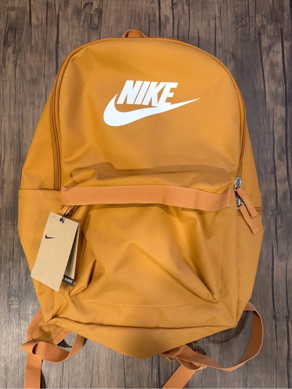 Nike Heritage Backpack Unisex Sports Bag Casual Travel Bag Brown Tan NWT School
